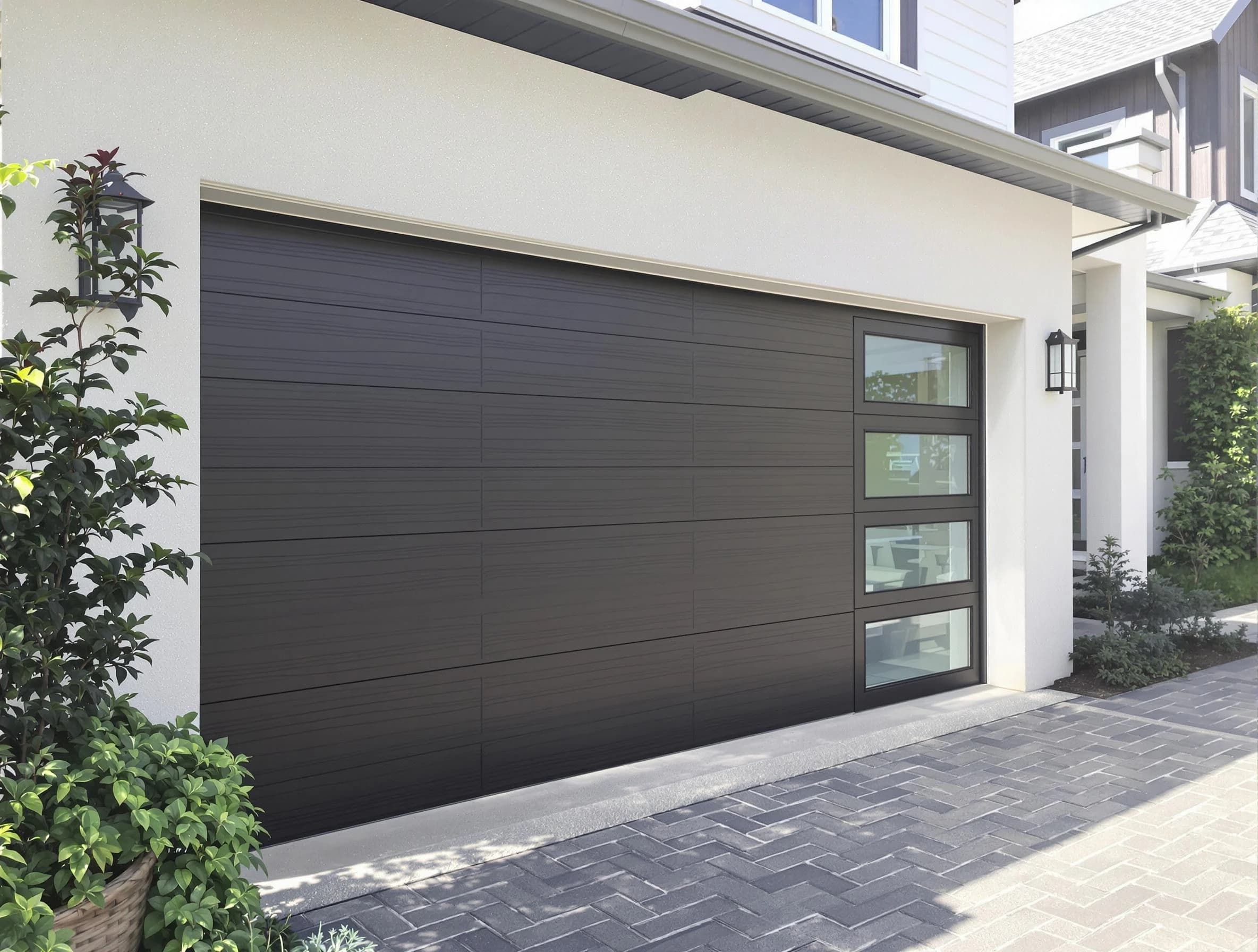 Custom garage door installation by The Village Garage Door Repair in The Village