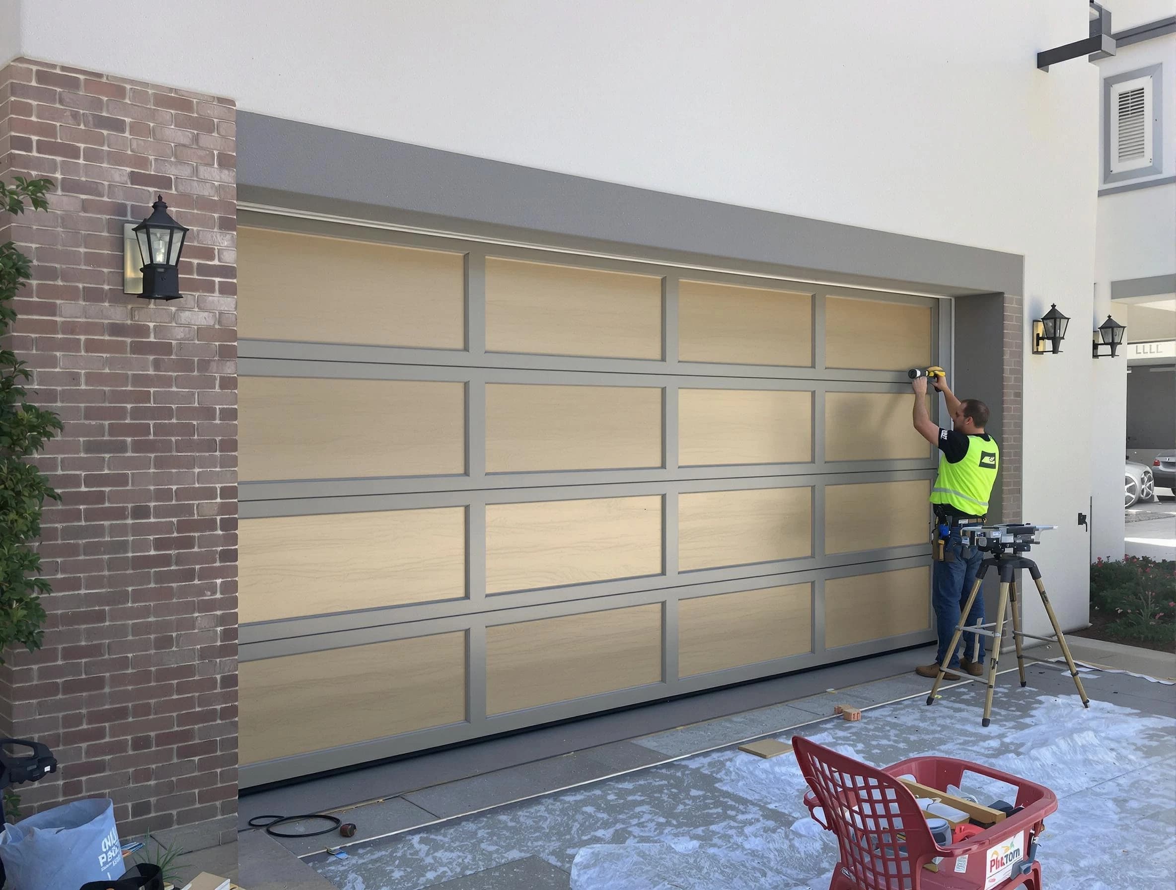 Garage door replacement service by The Village Garage Door Repair in The Village