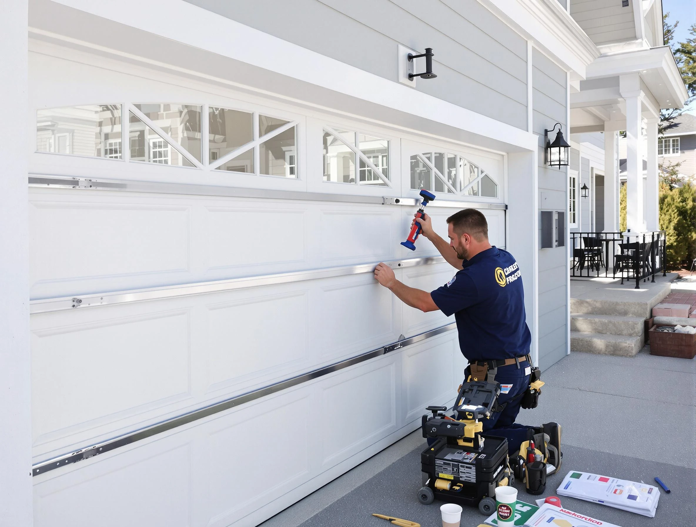 Professional garage door installation by The Village Garage Door Repair in The Village