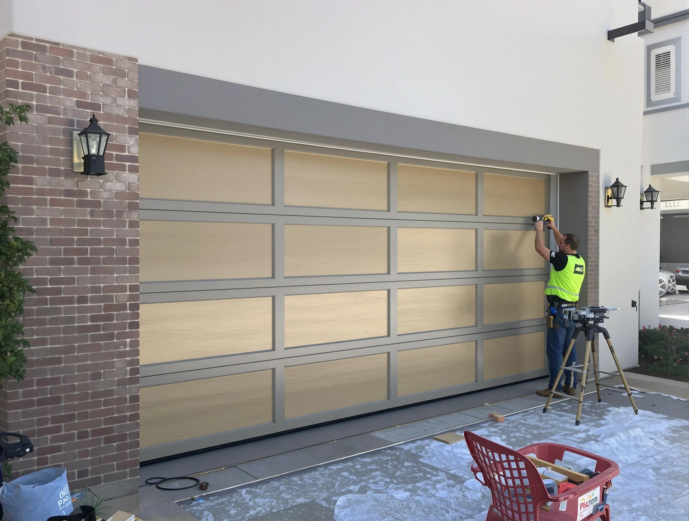 Garage door replacement service by The Village Garage Door Repair in The Village