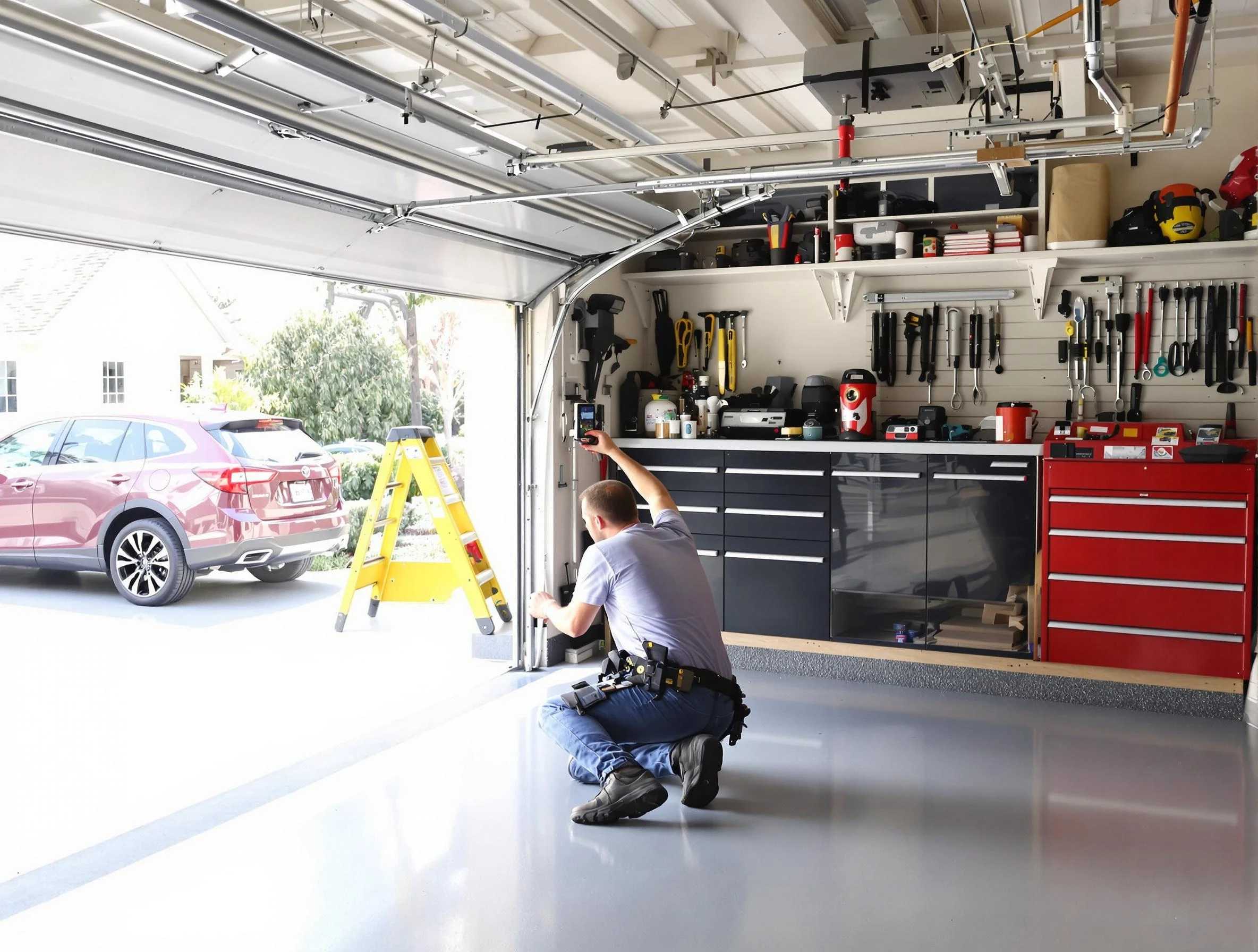 Local garage door repair service by The Village Garage Door Repair in The Village